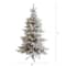6ft. Pre-Lit West Virginia Spruce Artificial Christmas Tree, Clear LED Lights